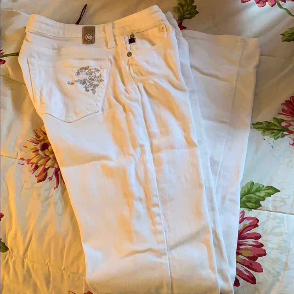 AG white jeans